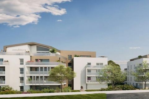 This T3 of 66m2 on the 1st floor of a recent building in Décines Charpieu is a real jewel. It consists of an equipped kitchen open to the living room, two bright bedrooms and a modern bathroom. The apartment also benefits from a spacious balcony to e...