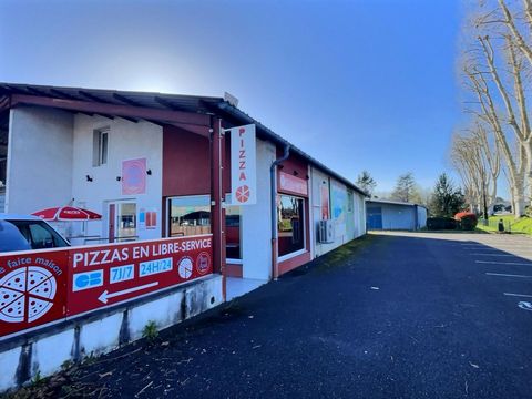 Pizzeria for sale in Peyrehorade, a dynamic and pleasant town Exceptional opportunity! We are offering a pizzeria business for sale. This restaurant, with a good activity, is ready for use and ideally located in an artisanal zone, guaranteeing a regu...