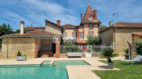 ART DE VIVRE, elegance and French charm. It is in this beautiful house in the heart of the South-West, on the road to Santiago de Compostela, vineyards and Armagnac, on the border of the magnificent Landes, that the Méridional real estate agency stro...