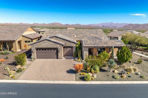 This is the extremely Popular Orion Floor Plan built by Shea Builders. Arizona Living means enjoying the Outdoors and this Backyard does not disappoint. There is a generous Pool and Spa featuring Brilliant Led Lighting, 2 Waterfall Columns supporting...