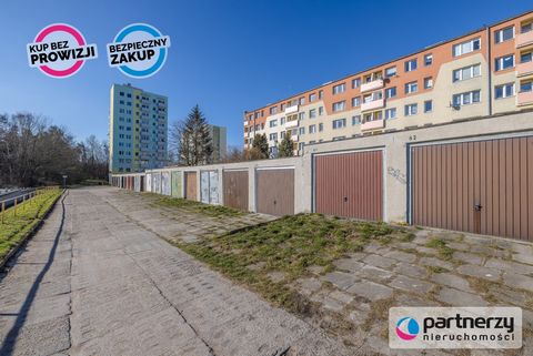 LOCATION: The garage is located in Gdynia's Witomin district at Narcyzowa Street – it is a well-known and popular district of Gdynia. Well connected to the city center and the ring road. In the immediate vicinity there are all the necessary shops and...