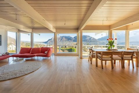 Timber-frame villa with lake view - SevrierDiscover this superb, co-exclusive timber-frame villa, nestled in the peaceful commune of Sevrier, offering uninterrupted views of the lake and majestic mountains.Accommodation, on the ground floor, you'll b...