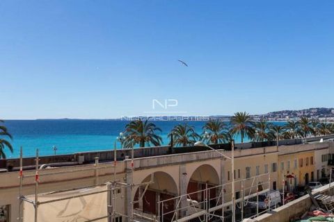 NICE OLD TOWN : Cours Saleya, in the immediate vicinity of the sea, in an emblematic building of the Old Town, the Palais Caïs de Pierlas, exceptional 177sqm apartment (169sqm Carrez law) completely and luxuriously renovated. Superb volumes with near...