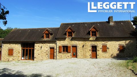 A27674LRL72 - Situated a few kilometers from Saint Léonard des bois, in the heart of the Alpes Mancelles, this property, sold with its furniture and a restored shepherd's hut, offers an ideal living environment with its bright, spacious rooms and lar...