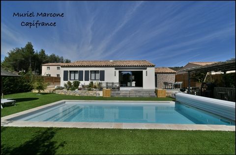 Dpt Vaucluse (84), à vendre LA BASTIDE DES JOURDANS maison T4 de plain-pied de 91 m2 sur 565 m2 , piscine, garage