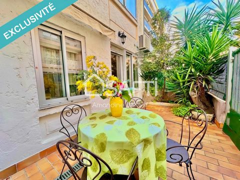 Welcome to Juan les pins, in a pretty house. Located 100m from Juan beach and 10 minutes walk from the train station, come and discover this pavilion composed as follows: On the ground floor: an equipped kitchen and a living room opening onto a prett...