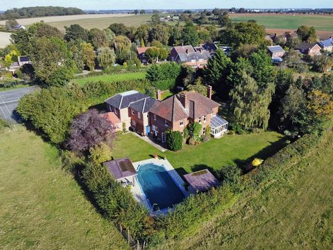 INTRODUCTION Fine and Country are delighted to offer the opportunity to acquire a beautiful red brick 1930s home set in mature grounds of half an acre with an outdoor swimming pool. Located in Burstall, it is perfectly situated in the rural Suffolk c...