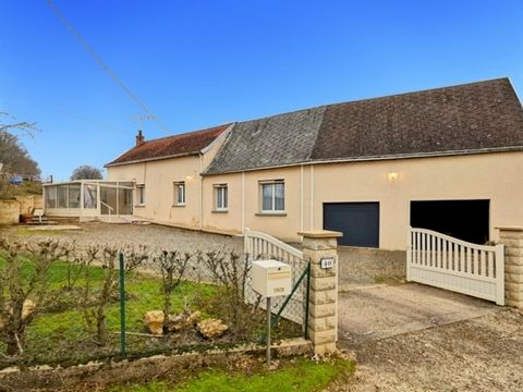 Dpt Sarthe (72), à vendre BESSE SUR BRAYE maison P4 de 94 m² - Terrain de 1 125,00 m² - Plain pied
