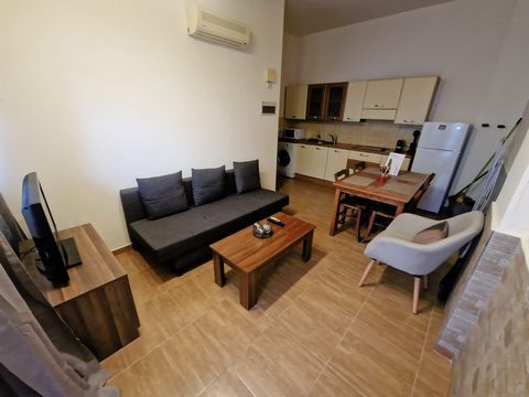 Located in Limassol. Discover the comfort of this cozy 1-bedroom ground floor apartment nestled in the heart of the city center. Fully furnished with all essential furniture and kitchen appliances, this residence offers convenience with proximity to ...