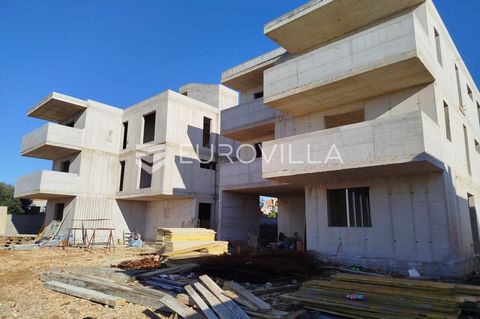 In the popular resort of northern Dalmatia, Vir, four residential buildings with 12 apartments are being built at a walking distance of 220 m from the beach. Buildings labeled A, B, C and D consist of 4 apartments per building distributed over 3 floo...