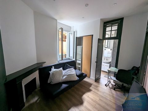 Very nice studio of 24.55m2 located between the Massey garden and the Place de la Mairie. It is located on the ground floor of a condominium building. The entrance leads directly to the kitchen/dining room with large cupboards, a door leads to the li...