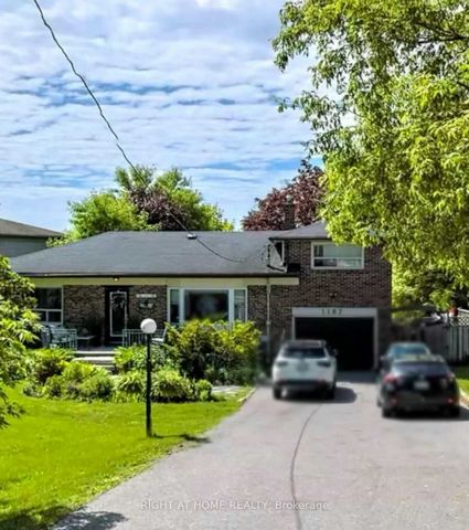 Must See! Enjoy country living in the city with privacy in this open-concept raised bungalow on a huge lot which features parking for eight cars & an outdoor oasis! The backyard boasts an inground pool and extra-large cabana with electricity and plum...