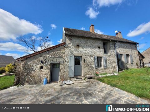 LGB160041 In a hamlet., Creuse house of about 150 m2 comprising 7 room(s) including 4 bedroom(s) + Land of 939 m2 - View: Clear-cut - Construction Local stones - Ancillary equipment: garden - courtyard - terrace - borehole - garage - double glazing -...