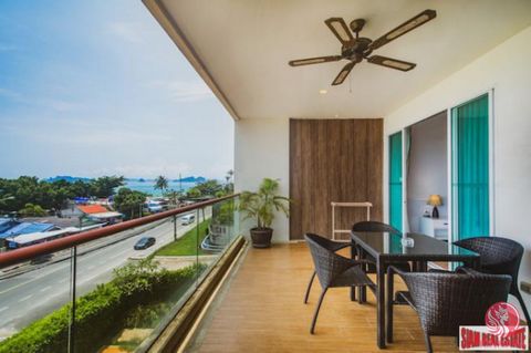 A very nice contemporary one-bedroom condominium is for sale in the Pelican Krabi Condo. Situated on the 3rd floor, there are good sea views from the private balcony. The balcony is quite large and has an outdoor dining set, perfect for relaxing at t...