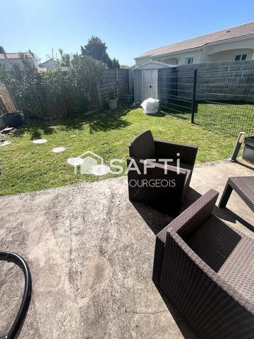 Maison mitoyenne avec jardin, proche des plages et de Saujon