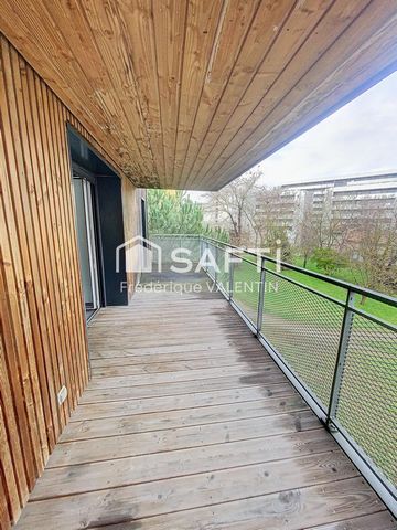 Appartement T2 loué Lumineux avec double terrasse et parking privatif