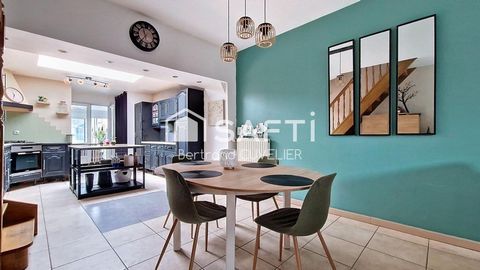 Maison 1930 semi-individuelle - grand séjour lumineux - 3 chambres et jardin