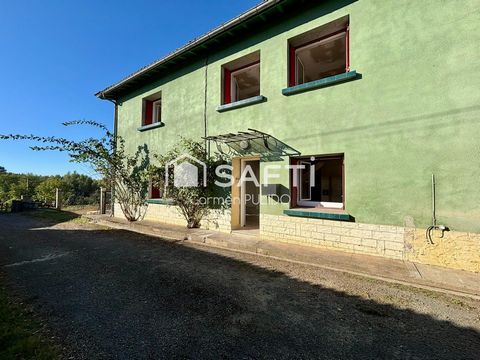 Grande maison familiale rénovée : 3 chambres, 1 salle de bains, grand jardin et garage.