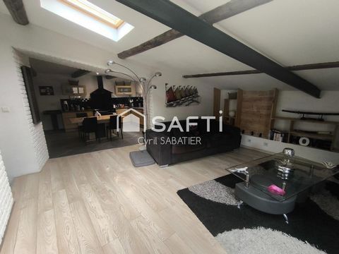 maison avec garage, 2 suites, grande pièce de vie