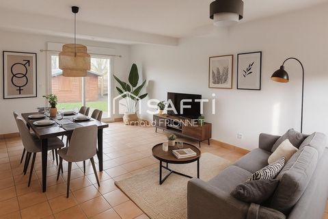 maison dans le bourg de Trélazé entre la mairie et le cimetière.