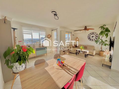 3/4 pièces avec aperçu mer