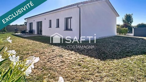 Maison récente avec jardin