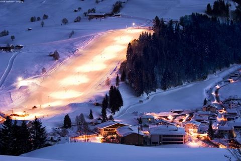 Dit vrijstaande vakantiehuis voor maximaal 14 personen ligt in het vakantieoord Leogang in het Salzburgerland, direkt in het bekende skigebied Skicircus Saalbach-Hinterglemm-Leogang-Fieberbrunn. Het vakantiehuis is een geschakelde woning (rechterdeel...