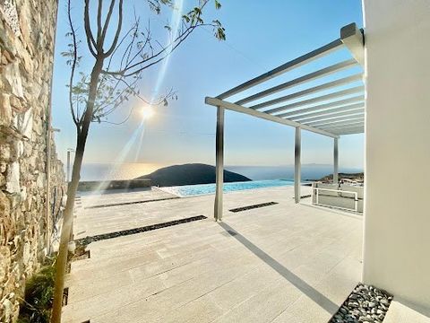 White Villa est une villa moderne située sur l'ile de Syros, dans la localite de Galissas sur la cote Ouest. La villa est très proche de la plage avec un accès direct privée avec des escaliers. Elle offre une vue mer panoramique. La villa est sur deu...