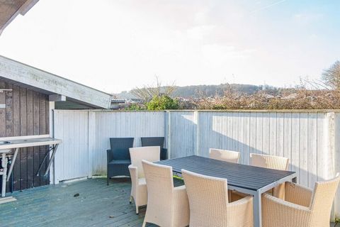 Holiday cottage located in the 1st row with panoramic views of Binderup Bugt. The house has a modern and practical decor. Energy-efficient heat pump. The house is surrounded by terraces so you can both enjoy the view from the terrace in front of the ...