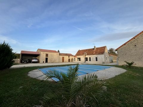 This wonderful renovated stone farmhouse comes with a 8x4 pool, barns outbuildings and 2 acres! You enter the property via a boot room which leads to a fantastic open-plan lounge/diner full of natural light. This in turn leads into the fitted kitchen...