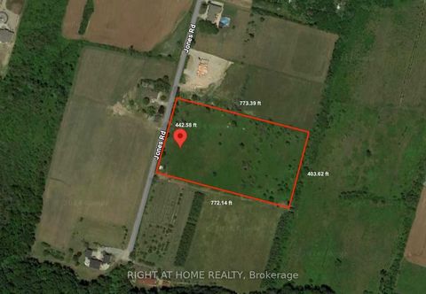 An extraordinary opportunity to build your luxury dream home nestled at the bottom of the Niagara Escarpment in the heart of the Fruitland Community in Stoney Creek. This 7.6 acre(442ft X 773ft)prime piece of real estate is the perfect canvas for you...
