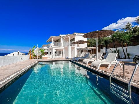 Spectacular sea front Villa for sale in the budding area of Planos. This 2 bedroom modern design villa is located just a few steps away from the Ionian Sea. A private swimming pool with panoramic sea-views really give a feel of luxury at this beautif...