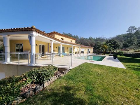 Réf 3980LC: Les Arcs sur Argens, in a sought-after residential area, beautiful residence in an idyllic, completely peaceful setting. Come and discover this single-storey villa with quality features, spacious and bright. It comprises a spacious living...
