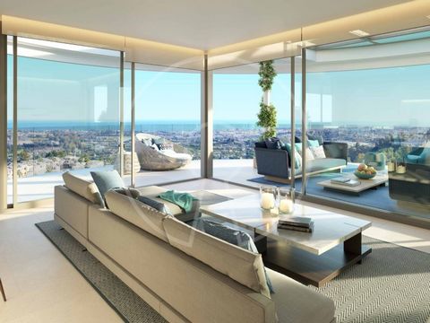 Penthouse, eingefügt in The View Marbella Development, mit ca. 450 m2 Gesamtfläche, die sich in ca. 218,79 m2 Innenfläche und 231,56 m2 Außenbereich aufteilt, aufgeteilt in 2 Terrassen, 1 in der unteren Etage der Wohnung und eine weitere, die das ges...