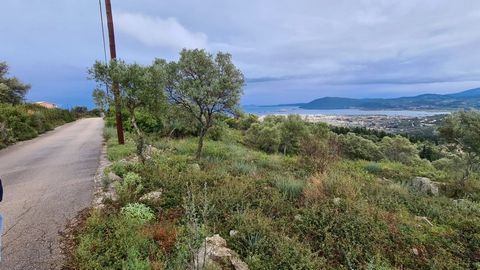 Plot 2800sqm for sale in Lefkada island, Greece. Out of the city plan, even, buildable. It can build 280sqm with the basement or 140sqm without. 10mins from Lefkada city, port, beach, central market. Panoramic sea, greenery, hills view.