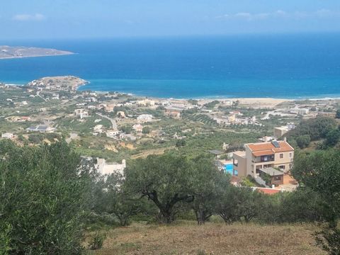 Located in Sitia. Large plot of building land, nicely positioned on the slope of a hill in the area of Roussa Ekklisia, an upcoming development region, only a few km from Sitia, North-East Crete. From its elevated position about 160m above sea level,...