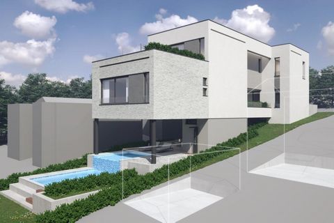 Luxury family villa with pool under construction in Zagreb, Šestine! It is a beautiful family villa with a swimming pool, total area is 263 m2,  plot of land is 440 m2. This property is situated in a commanding location, offering an unobstructed view...