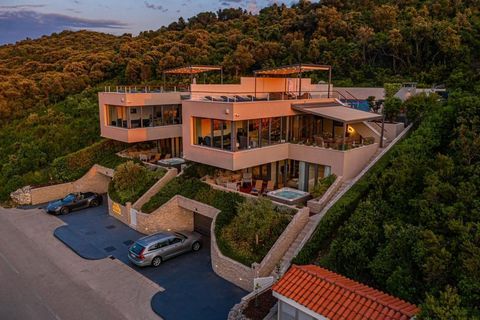 Package sale of the two luxury modern villas on Korčula island 50 meters from the sea! Ideal option for the two friends or brothers! Total area is 692 sq.m. Land plot is 690 sq.m. The two buildings offer: six spacious bedrooms, each with its own bath...
