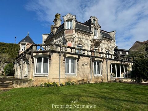 Propriété Normande exclusively offers you this UNIQUE residence from 1895 which embodies French charm and elegance. Located a stone's throw from the town centre of Bernay and its shops, it will seduce you with its generous volumes and architecture. T...