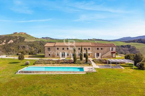 Ancient Renovated Farmhouse With 360 Degree Panoramic View of the Volterra Hills An 18th century jewel, this farmhouse has been expertly renovated to combine the charm of antiquity with modern conveniences and a low energy impact. Located among the e...