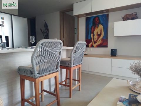 Discover your new home in paradise! We present our new and beautiful apartment in the luxurious building with direct access to the beach, located in the northern area of Cartagena de Indias, just 17 km from the walled city in the sector with the grea...