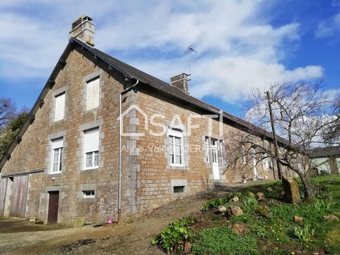 Located in the countryside of LA DOREE, at the end of a lane, with no neighbors nearby, beautiful farmhouse comprising a dwelling house with garage and boiler room in the basement, on the ground floor: dining room, kitchen, 3 bedrooms, a bathroom bat...