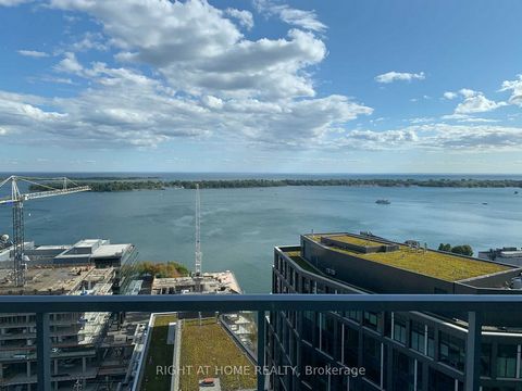 Beautiful Unit In Lighthouse East Tower. Spacious, South-Facing, Light-Filled Unit W/ Stunning Unobstructed Views To The Waterfront. Great 1 Bedroom Layout + Large Balcony. Quartz Kitchen Countertops, High-End Miele Appliances, 9' Ceilings. Locker In...