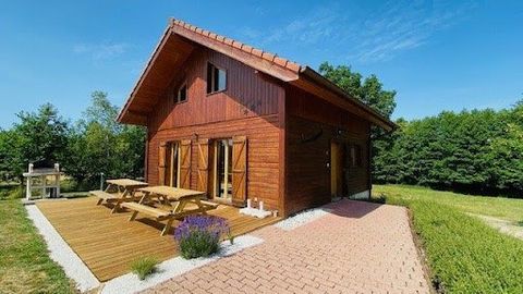 Ban S/Meurthe (88230) furnished chalet 10 pers Located between St Dié, the Col du Bonhomme and Gérardmer, this beautiful wooden frame chalet built in 2012 welcomes you at the end of a dead end. The area is quiet, not overlooked and on the edge of a p...