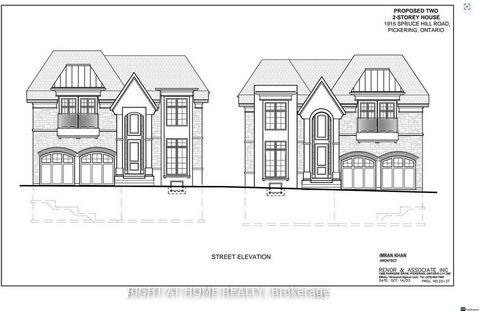 Attention Builders & Investors. Amazing Opportunity To Build Two houses side by side In the Most Prestigious Pickering Neighbourhood Surrounded By Multi-Million Dollar Luxury Custom Homes. Severance conditionally approved, Massive Doubble Lot On The ...