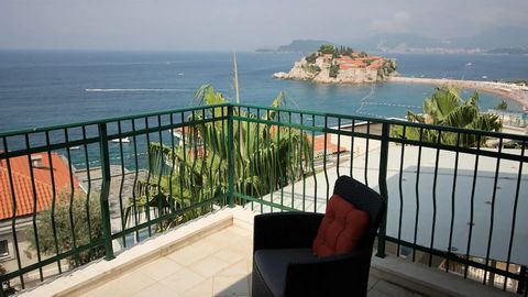 ‍ ‍ This three bedroom duplex apartment is located in Sveti Stefan, Budva. It has a beautiful seaview as it is around 50m away from the sea. The building was built in 2006. The apartment is fully furnished. 2 parking slots are not included in the pri...