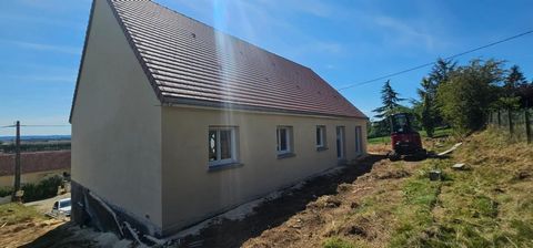 SITUÉE À MORTAGNE - AU - PERCHE , DANS UNE IMPASSE AU CALME ET TRÈS PRISÉE À 3 MINUTES À PIED DU CENTRE-VILLE ET D'UNE GRANDE SURFACE , CETTE MAISON NEUVE NE DEMANDE QU'À ÊTRE AMÉNAGÉE . CELLE-CI POSSÈDE UNE SURFACE AU SOL D'ENVIRON 150 M2 ( LA CRÉAT...