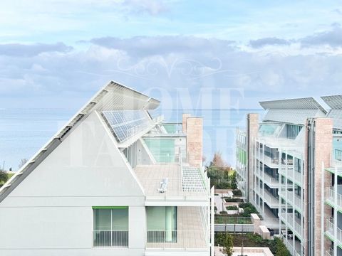 Luxury 2 Bedroom Apartment with Terrace and River View in the Prestigious Prata Riverside Village, Lisbon This is an invitation to live in one of the most emblematic developments in Lisbon, the Prata Riverside Village, designed by the visionary archi...