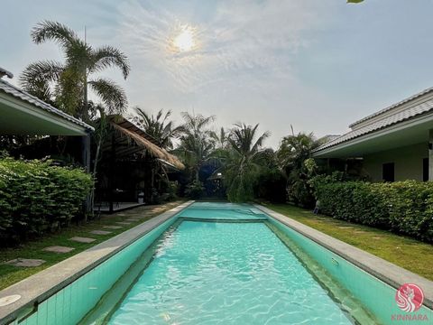 This freehold luxury hotel is located between Hua Hin and Cha Am. Designed with elegance and comfort in mind, this fully furnished property spans 2108 sqm of land, with a 334.47 sqm interior that houses 12 bedrooms and 12 bathrooms. The hotel is surr...