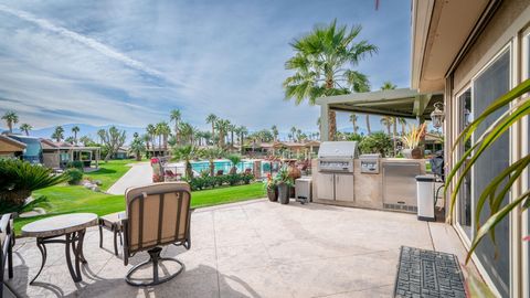 Nestled in the prestigious Vineyards Luxury Motorcoach Resort in Coachella, this Plan 3 Casita is an entertainer's dream. Overlooking the vibrant community and just steps from the resort's sparkling pool, it offers a perfect blend of luxury and conve...